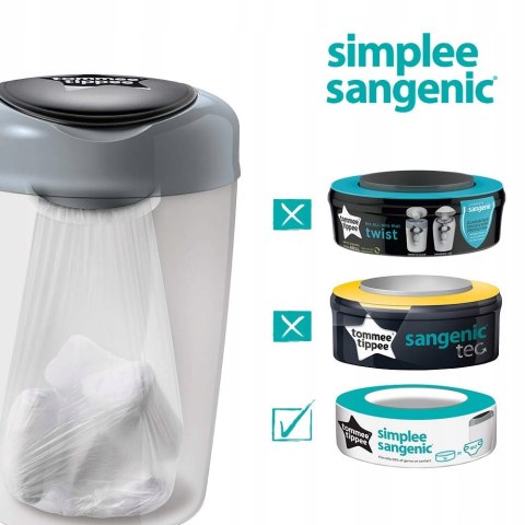 TOMMEE TIPPEE SIMPLEE SANGENIC 6 szt. WKŁADY TOMMEE TIPPEE SIMPLEE SANGENIC 6 szt. WKŁADY