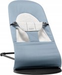 BABYBJORN leżaczek BALANCE SOFT WOVEN/JERSEY - Niebieski/Szary