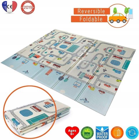 Babify Play Mat XL Składana mata dla dzieci 180x200cm Babify Play Mat XL Składana mata dla dzieci 180x200cm