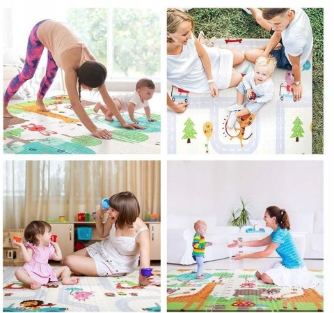 Babify Play Mat XL Składana mata dla dzieci 180x200cm Babify Play Mat XL Składana mata dla dzieci 180x200cm