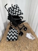 Wózek Spacerowy LIONELO Elia 0-15 kg czarno-biały