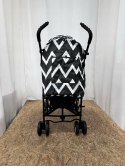 Wózek Spacerowy LIONELO Elia 0-15 kg czarno-biały
