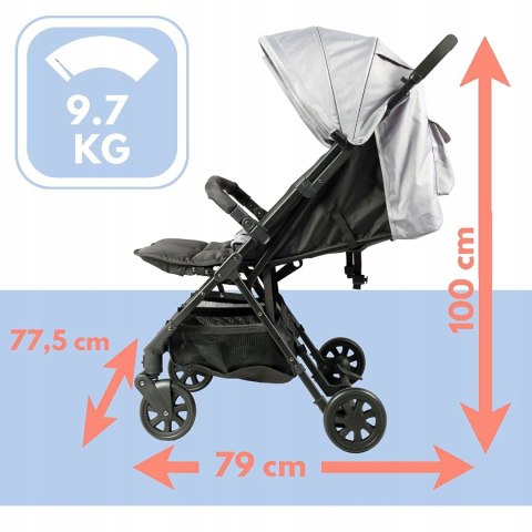 BAMBISOL Twin Wózek spacerowy bliźniaczy BAMBISOL Twin Wózek spacerowy bliźniaczy