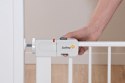 Barierka na drzwi, schody Safety 1ST rozporowa biel 73-80 cm