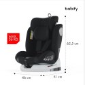Fotelik BABIFY 360° Isofix 0-36kg On Board black