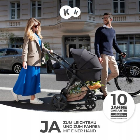 Wózek 3w1 Kinderkraft MOOV CT do 26 kg z fotelikiem dziecięcym I-size Grey Wózek 3w1 Kinderkraft MOOV CT do 26 kg z fotelikiem dziecięcym I-size Grey