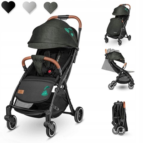 Wózek Spacerowy LIONELO JULIE TROPICAL GREEN Wózek Spacerowy LIONELO JULIE TROPICAL GREEN