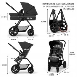 Wózek dziecięcy wielofunkcyjny 3w1 MOOV CT + MINK PRO i-Size Kinderkraft