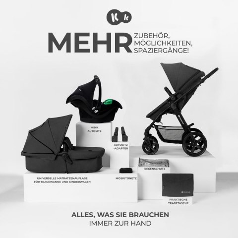 Wózek dziecięcy wielofunkcyjny 3w1 MOOV CT + MINK PRO i-Size Kinderkraft Wózek dziecięcy wielofunkcyjny 3w1 MOOV CT + MINK PRO i-Size Kinderkraft