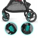 Wózek spacerowy 22 kg LEKKI Kinderkraft DUŻE KOŁA