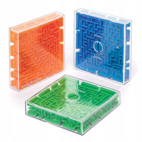 3D łamigłówka Labirynt gra zręcznościowa Baker Ross 4szt. 3D łamigłówka Labirynt gra zręcznościowa Baker Ross 4szt.