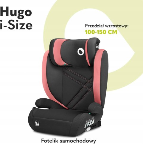 Fotelik Samochodowy Lionelo HUGO I-SIZE 100-150cm Różowy Fotelik Samochodowy Lionelo HUGO I-SIZE 100-150cm Różowy