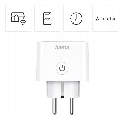 Gniazdo Elektryczne zdalnie sterowane Hama biały Gniazdo Elektryczne zdalnie sterowane Hama biały