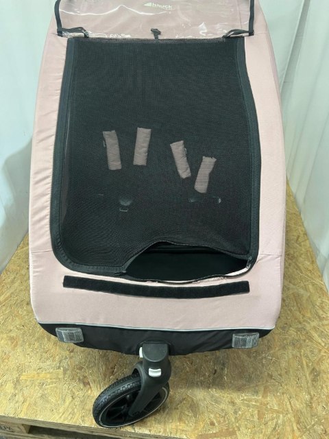 Hauck Przyczepa rowerowa 2w1 Buggy DRYK DUO rose Hauck Przyczepa rowerowa 2w1 Buggy DRYK DUO rose