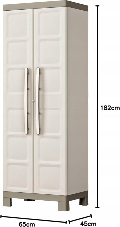 Keter Excellence Szafa, Beżowy, 45 x 65 x 182 cm Keter Excellence Szafa, Beżowy, 45 x 65 x 182 cm