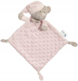 Kocyk 110 x 80 cm przytulanka Interbaby róż