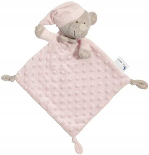 Kocyk 110 x 80 cm przytulanka Interbaby róż Kocyk 110 x 80 cm przytulanka Interbaby róż