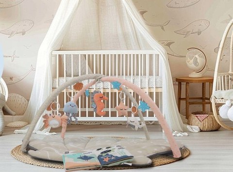 Mata edukacyjna Suihuooo łuk z zabawkami Ocean muszla Mata edukacyjna Suihuooo łuk z zabawkami Ocean muszla