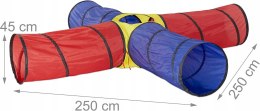 Namiot dla dzieci tunel Relaxdays 3 lata +