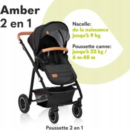 Wózek Lionelo Amber 2w1 Grafit