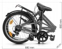 ANAKON TENDER ROWER MIEJSKI SKŁADANY 20" KOMPAKTOWY LEKKI