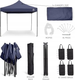All Seasons pawilon 3x3 m Navy Blue