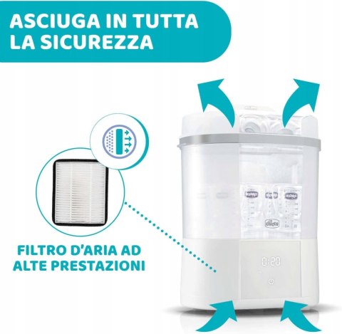Chicco Sterylizator Chicco z funkcją suszenia Chicco Sterylizator Chicco z funkcją suszenia