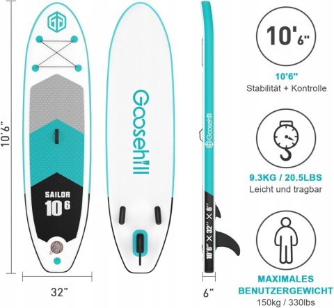 Deska SUP Goosehill Sailor 320 cm Deska SUP Goosehill Sailor 320 cm