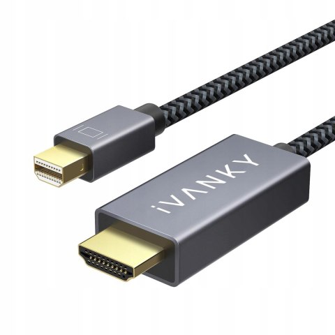 KABEL PRZEWÓD MINI DISPLAYPORT NA HDMI OPLOT 2M KABEL PRZEWÓD MINI DISPLAYPORT NA HDMI OPLOT 2M