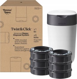 Kosz Tommee Tippee Twist and Click z 6 wkładami