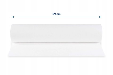 PRZEŚCIERADŁO PODKŁAD MEDYCZNY KOSMETYCZNY 59cm PRZEŚCIERADŁO PODKŁAD MEDYCZNY KOSMETYCZNY 59cm