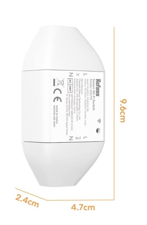 Przełącznik Inteligentny WLAN Refoss MSS710 Przełącznik Inteligentny WLAN Refoss MSS710