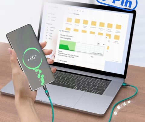Zestaw Kabli Magnetycznych USB - USB typ C VAFOTON Zestaw Kabli Magnetycznych USB - USB typ C VAFOTON