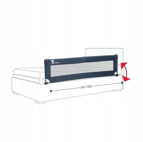 Foppapedretti Barierka do łóżka 150 cm white Foppapedretti Barierka do łóżka 150 cm white