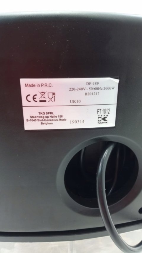 Frytkownica tradycyjna Kalorik FT1012 2000 W 3 l Frytkownica tradycyjna Kalorik FT1012 2000 W 3 l