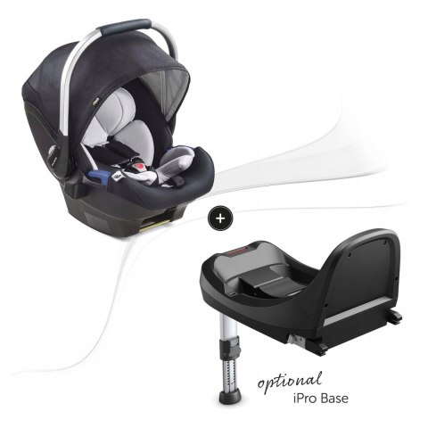 Hauck fotelik iPro caviar + baza iPro Isofix Hauck fotelik iPro caviar + baza iPro Isofix