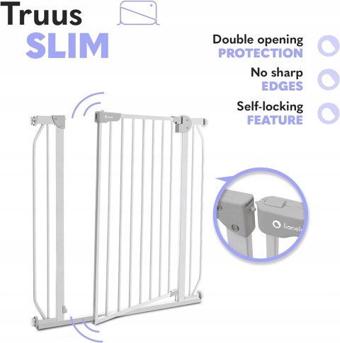 LIONELO Truus Slim Bramka zabezpieczająca 75-105cm LIONELO Truus Slim Bramka zabezpieczająca 75-105cm