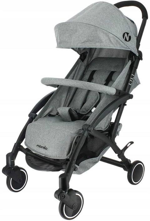 Niania Kompaktowy Wózek Spacerowy Lili Grey Niania Kompaktowy Wózek Spacerowy Lili Grey