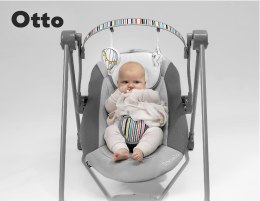 OTTO Lionelo huśtawka bujaczek leżaczek Cozy Grey
