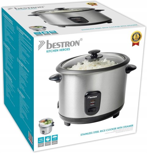 Szybkowar Bestron 1,8 l 700 W srebrny Szybkowar Bestron 1,8 l 700 W srebrny