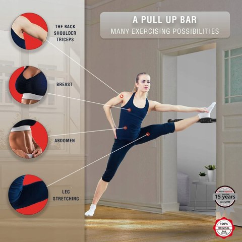 Ultrasport Drążek do podciągania od 65 cm do 93 cm Ultrasport Drążek do podciągania od 65 cm do 93 cm