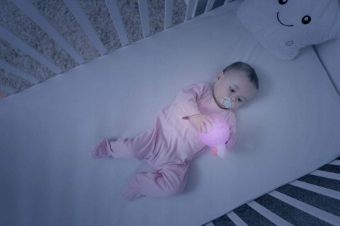 Badabulle Przenośna lampka nocna Lily różowa Badabulle Przenośna lampka nocna Lily różowa