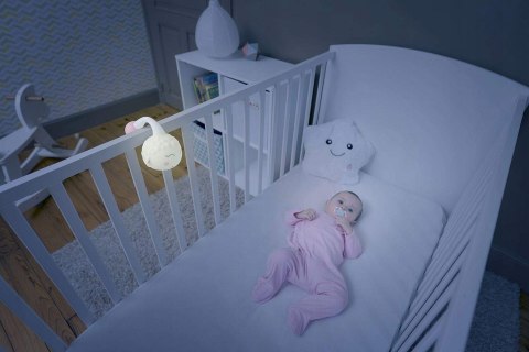 Badabulle Przenośna lampka nocna Lily różowa Badabulle Przenośna lampka nocna Lily różowa