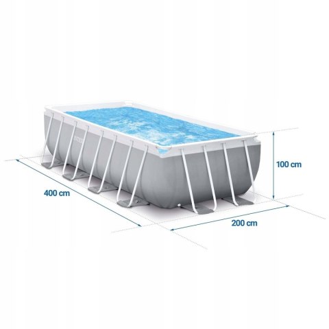 Basen stelażowy Intex prostokąt 400 x 200 cm Basen stelażowy Intex prostokąt 400 x 200 cm