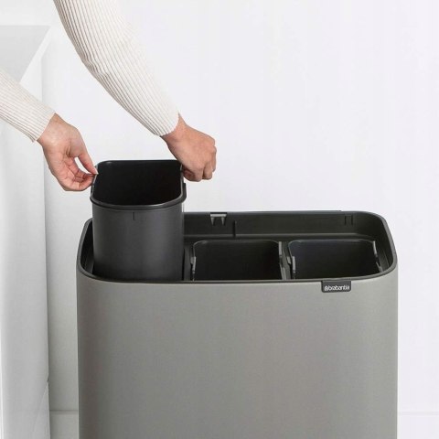 Brabantia Kosz na Śmieci do Kuchni 3 komorowy Brabantia Kosz na Śmieci do Kuchni 3 komorowy