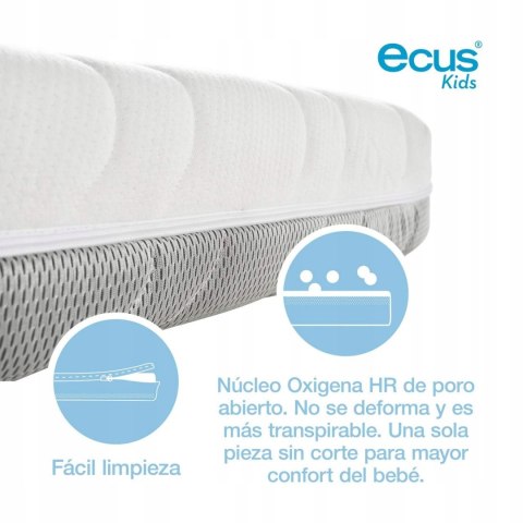 Ecus Kids Materac do łóżeczka 120 x 60 x 12 cm Ecus Kids Materac do łóżeczka 120 x 60 x 12 cm