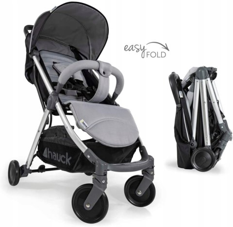 Hauck Swift Plus Składanie jedną ręką 6,4 kg Grey Hauck Swift Plus Składanie jedną ręką 6,4 kg Grey