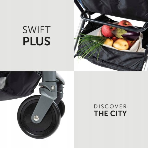 Hauck Swift Plus Składanie jedną ręką 6,4 kg Grey Hauck Swift Plus Składanie jedną ręką 6,4 kg Grey