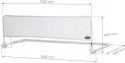 Jané Barierka zabezpieczająca do łóżka 140cm