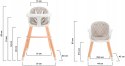 Krzesełko do karmienia Kinderkraft SIENNA 2w1